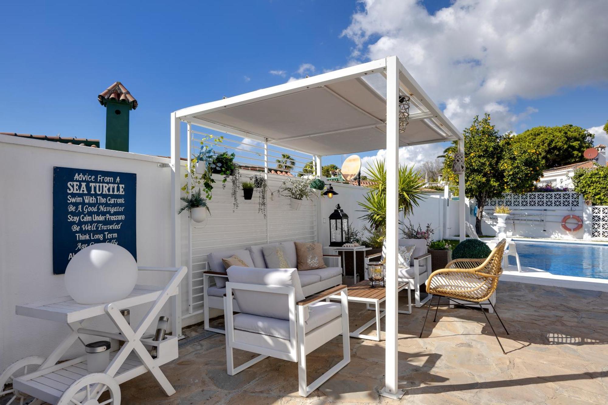 Villa Casacara Marbella Beachside Costabella -Spain Экстерьер фото